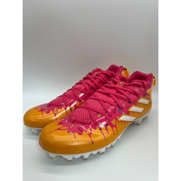 Adidas Freak 22 X The Simpsons Donut GW1792 Football Cleats Men's Size 10.5 - Picture 9 of 16